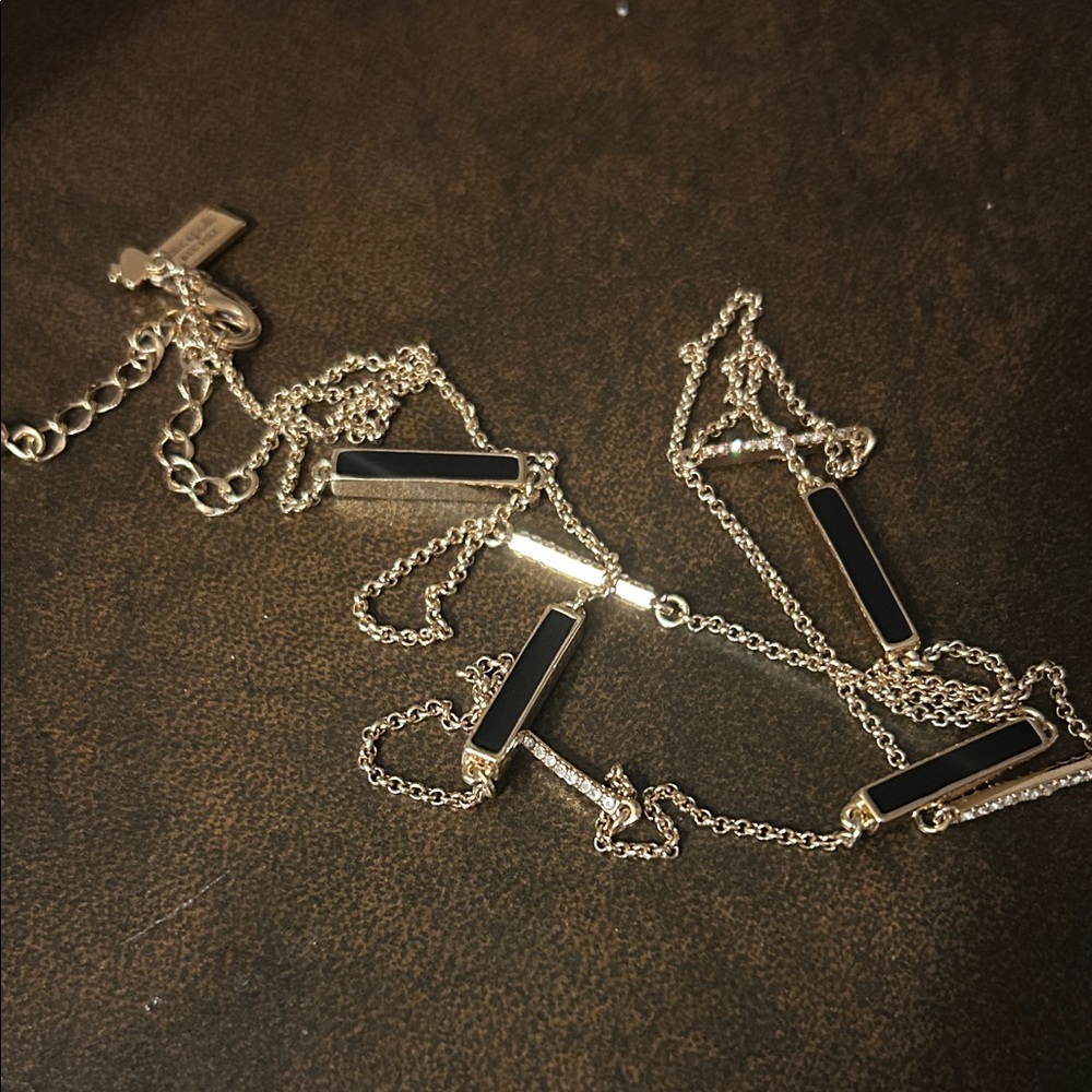 Kate Spade Elegant Gold and Black Necklace - Picture 2 of 2